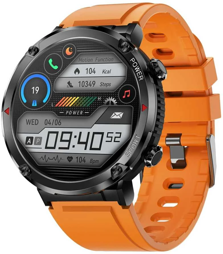 Išmanusis laikrodis MĘSKI GRAVITY GT21-2 - BLUETOOTH CALL, DODATKOWY PASEK (sg025b)