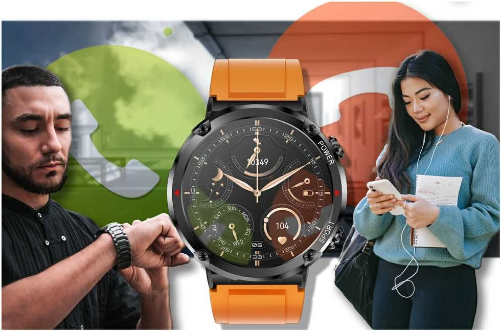 Išmanusis laikrodis MĘSKI GRAVITY GT21-2 - BLUETOOTH CALL, DODATKOWY PASEK (sg025b)