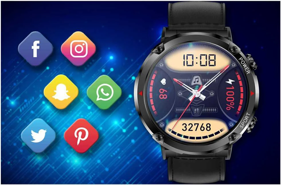 Išmanusis laikrodis MĘSKI GRAVITY GT21-3 - BLUETOOTH CALL, DODATKOWY PASEK (sg025c)
