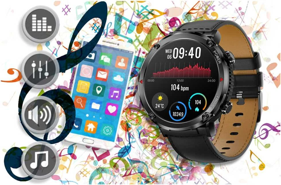 Išmanusis laikrodis MĘSKI GRAVITY GT21-3 - BLUETOOTH CALL, DODATKOWY PASEK (sg025c)