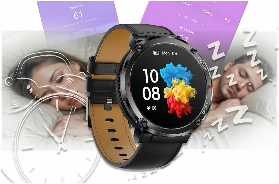 Išmanusis laikrodis MĘSKI GRAVITY GT21-3 - BLUETOOTH CALL, DODATKOWY PASEK (sg025c)