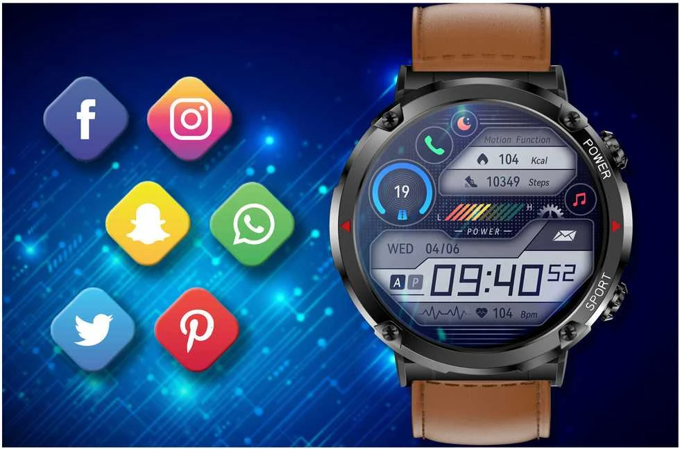 GRAVITY GT21-4 MEN S Išmanusis laikrodis - BLUETOOTH CALL, ADJUSTABLE BELT (sg025d)