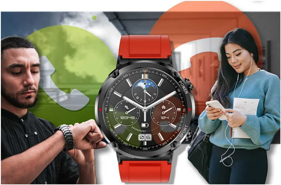 Išmanusis laikrodis MĘSKI GRAVITY GT21-6 - BLUETOOTH CALL, DODATKOWY PASEK (sg025f)