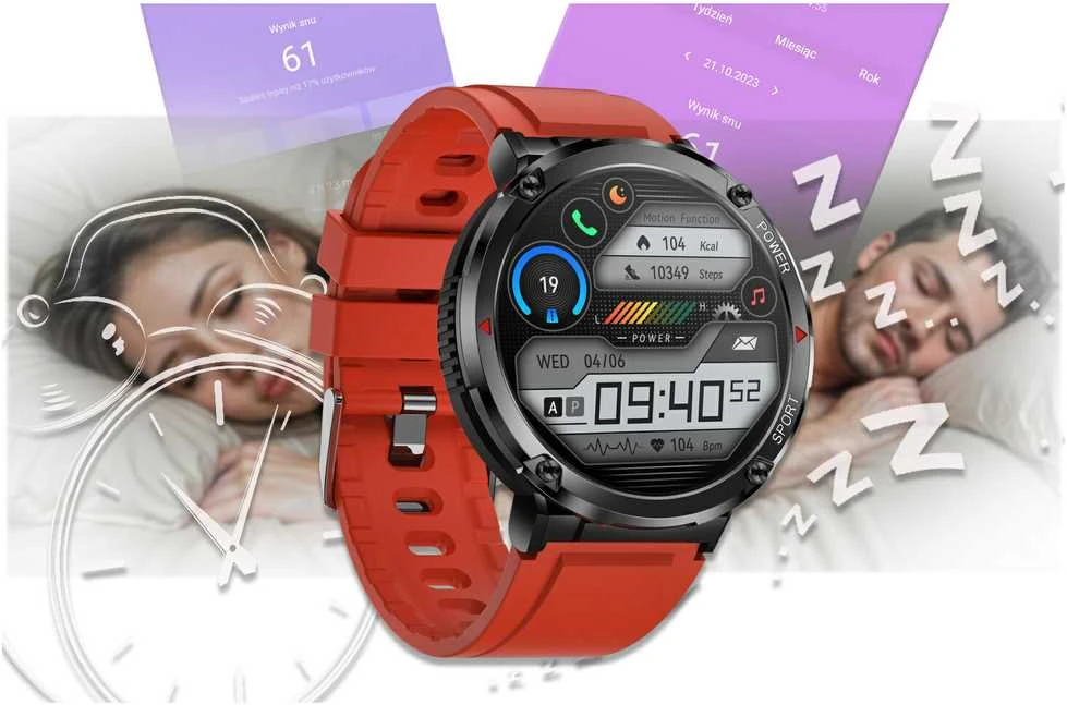 Išmanusis laikrodis MĘSKI GRAVITY GT21-6 - BLUETOOTH CALL, DODATKOWY PASEK (sg025f)