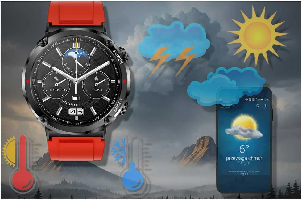Išmanusis laikrodis MĘSKI GRAVITY GT21-6 - BLUETOOTH CALL, DODATKOWY PASEK (sg025f)
