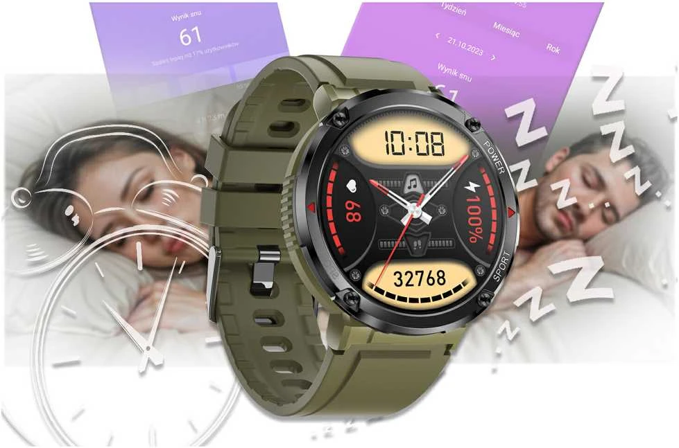 Išmanusis laikrodis MĘSKI GRAVITY GT21-7 - BLUETOOTH CALL, DODATKOWY PASEK (sg025g)