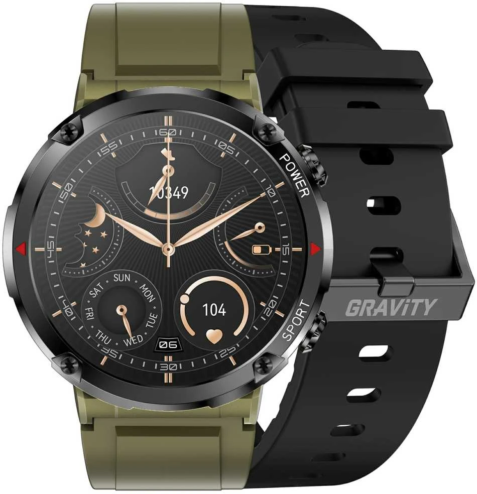 Išmanusis laikrodis MĘSKI GRAVITY GT21-7 - BLUETOOTH CALL, DODATKOWY PASEK (sg025g)