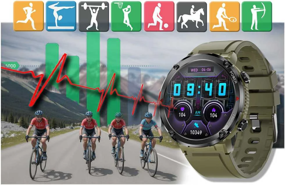 Išmanusis laikrodis MĘSKI GRAVITY GT21-7 - BLUETOOTH CALL, DODATKOWY PASEK (sg025g)