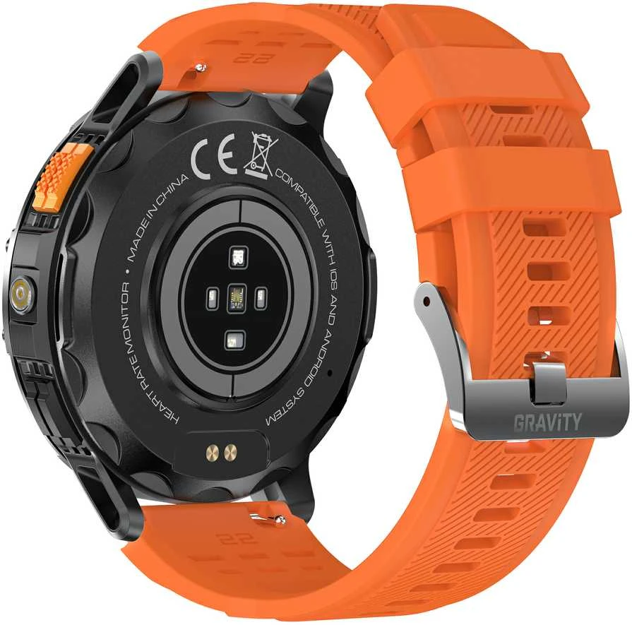 GRAVITY GT22-3 MEN'S Išmanusis laikrodis - AMOLED, ADDITIONAL BELT (sg030c)