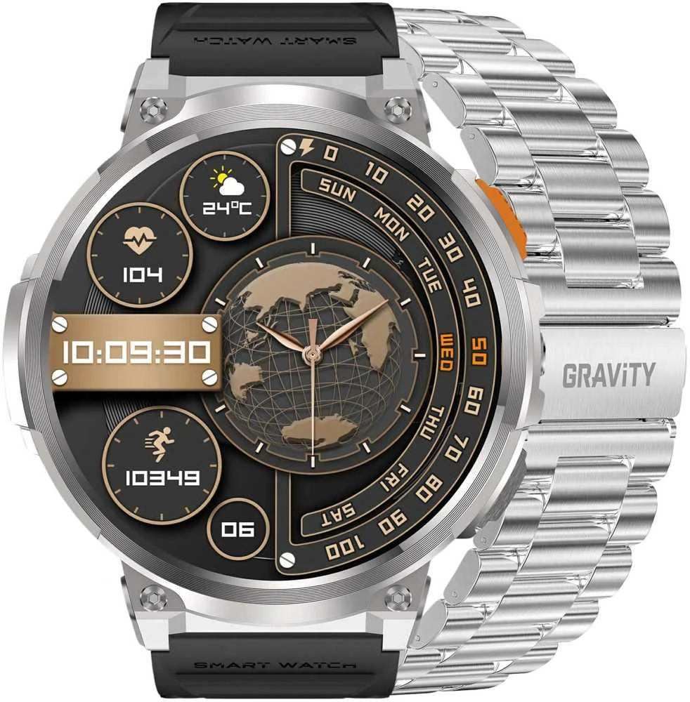 Išmanusis laikrodis MEN'S GRAVITY GT23-2 - TIMER, ADDITIONAL BELT (sg031b)