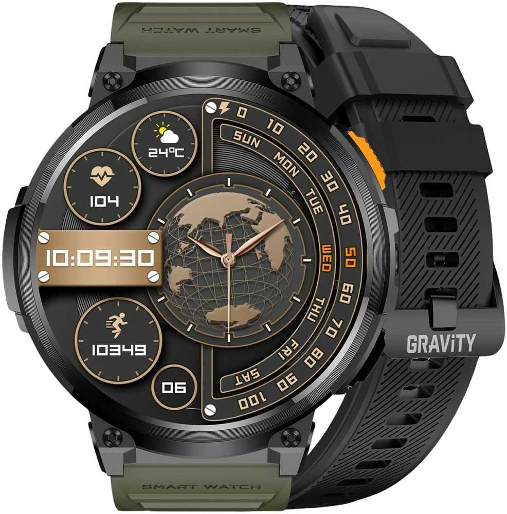 Išmanusis laikrodis MEN'S GRAVITY GT23-5 - TIMER, ADDITIONAL BELT (sg031e)