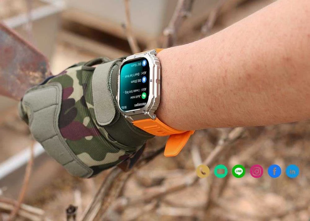 Išmanusis laikrodis Gravity GT6-7, Sidabro spalvos