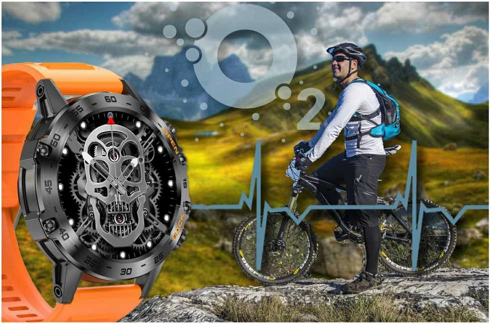 Išmanusis laikrodis MALE Gravity GT9-4 - JUNGČIŲ UŽDAVIMAS, KRAUJO SLĖPIO MATUOKLIS (sg021d)