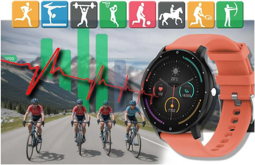 Išmanusis laikrodis UNISEX GRAVITY GT1-3 PRO - BLUETOOTH CONNECTIONS, ADDITIONAL PASSAGE (sg027c)
