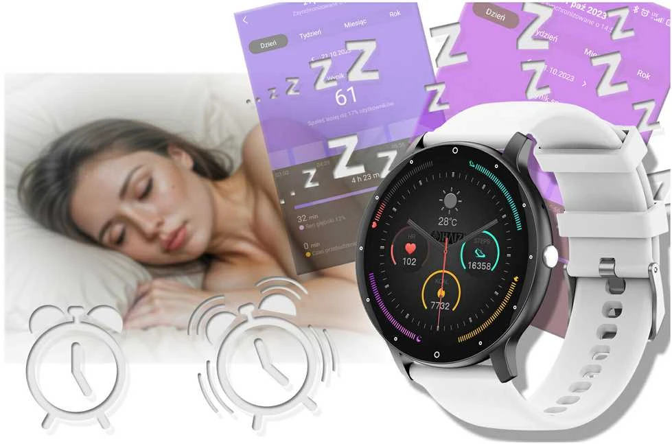 Išmanusis laikrodis UNISEX GRAVITY GT1-4 PRO - ROZMOWY BLUETOOTH, DODATKOWY PASEK (sg027d)