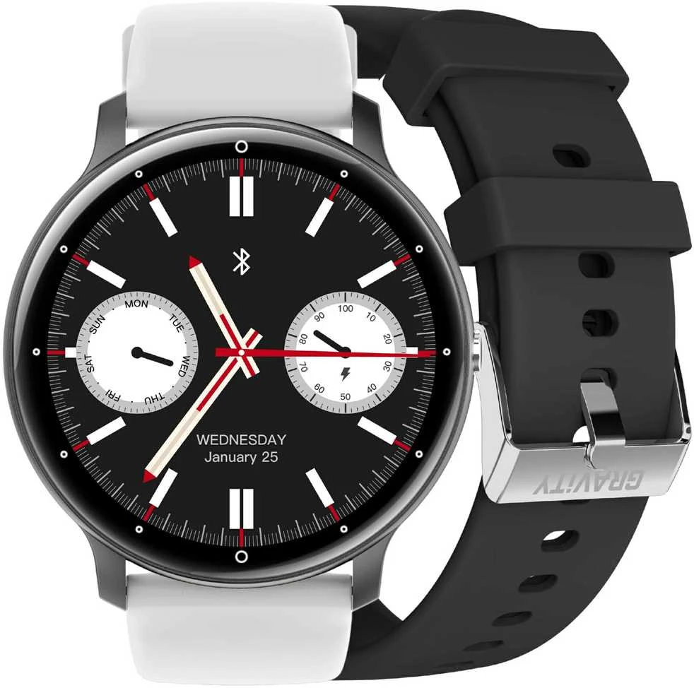 Išmanusis laikrodis UNISEX GRAVITY GT1-4 PRO - ROZMOWY BLUETOOTH, DODATKOWY PASEK (sg027d)