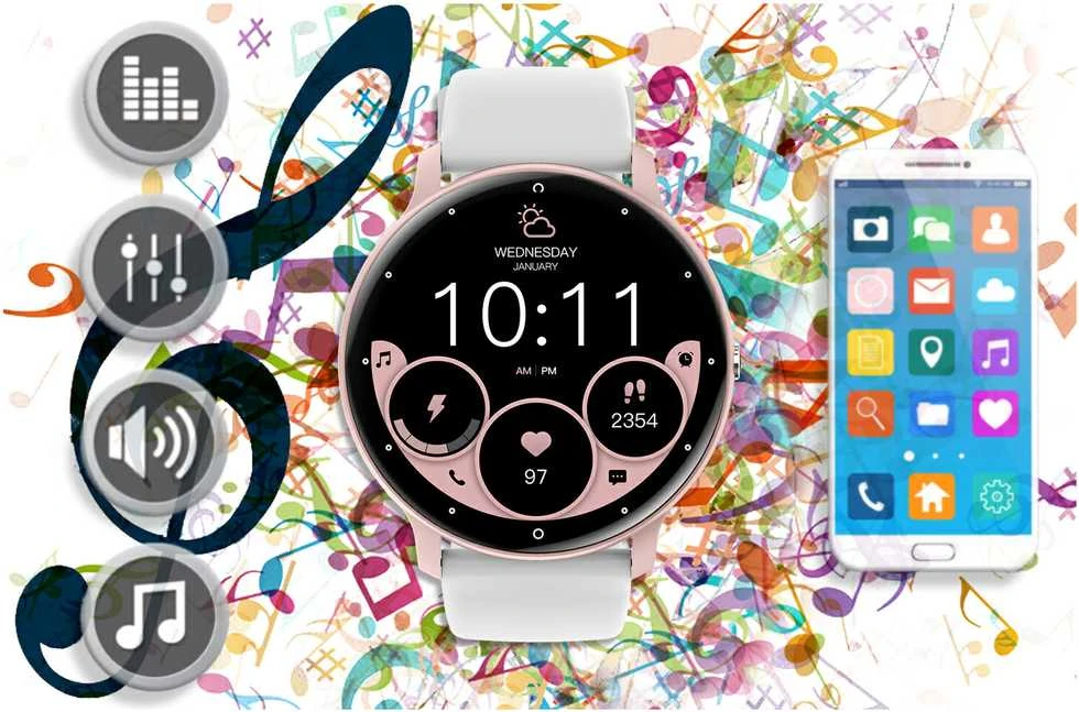 Išmanusis laikrodis UNISEX GRAVITY GT1-6 PRO - BLUETOOTH RYŠIAI, PAPILDOMAS PASAGE (sg027f)