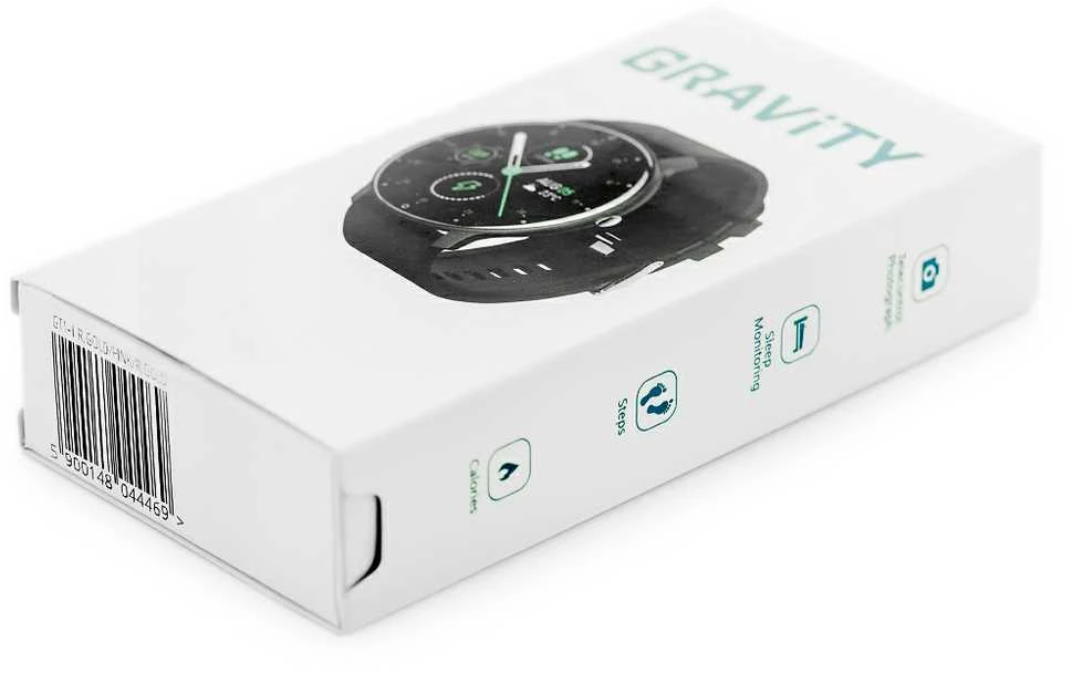 Išmanusis laikrodis Gravity GT1-6, Rožinės spalvos korpusas su baltos spalvos dirželiu