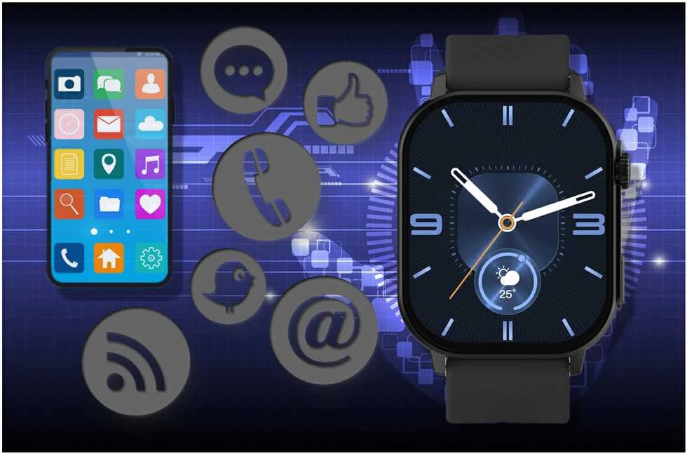 Išmanusis laikrodis UNISEX GRAVITY GT15-1 - ROZMOWY BLUETOOTH, DODATKOWY PASEK (sg029a)
