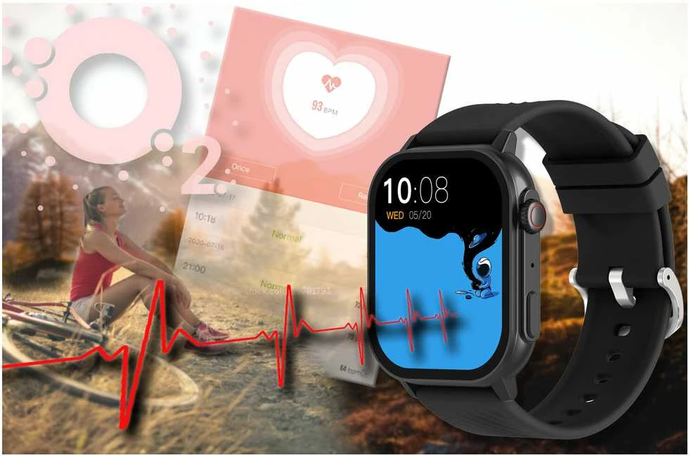 Išmanusis laikrodis UNISEX GRAVITY GT15-1 - ROZMOWY BLUETOOTH, DODATKOWY PASEK (sg029a)