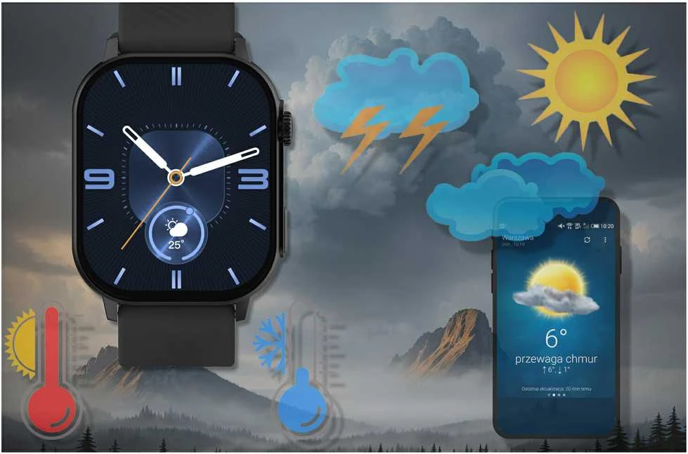 Išmanusis laikrodis UNISEX GRAVITY GT15-1 - ROZMOWY BLUETOOTH, DODATKOWY PASEK (sg029a)