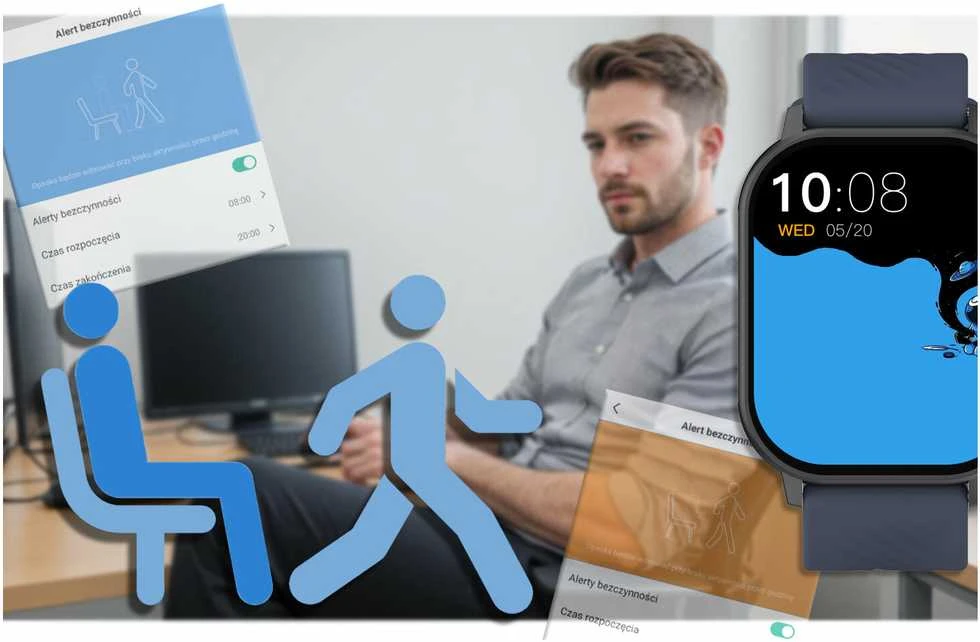 Išmanusis laikrodis UNISEX GRAVITY GT15-4 - ROZMOWY BLUETOOTH, DODATKOWY PASEK (sg029d)