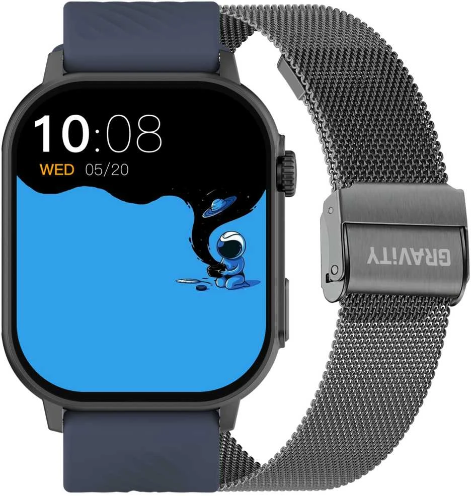 Išmanusis laikrodis UNISEX GRAVITY GT15-4 - ROZMOWY BLUETOOTH, DODATKOWY PASEK (sg029d)