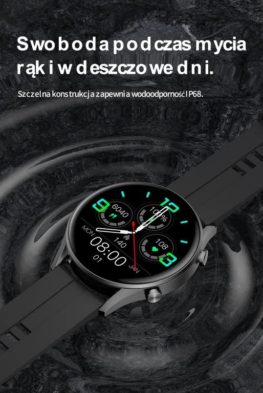 Išmanusis laikrodis  Gino Rossi SG014C, Pilkos spalvos korpusas su bordo  spalvos silikoniniu dirželiu