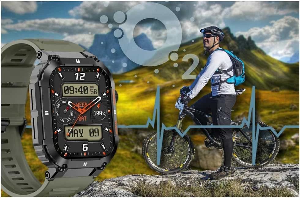 Išmanusis laikrodis vyrams Gravity GT6-6 - Skambinimo funkcija, MONITORIUS SNU (sg020f)
