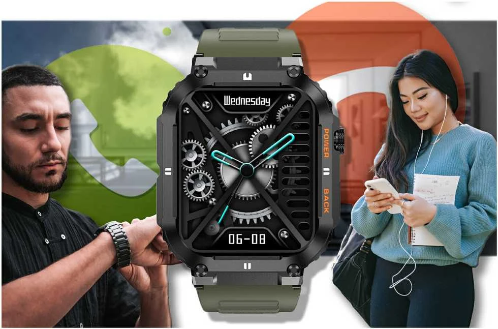 Išmanusis laikrodis vyrams Gravity GT6-6 - Skambinimo funkcija, MONITORIUS SNU (sg020f)