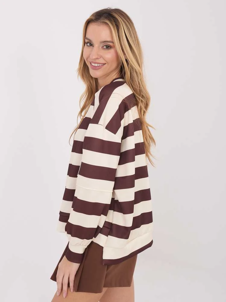 Italy Moda Džemperis moterims-IT-BL-9780.26-jasny smėlio spalva