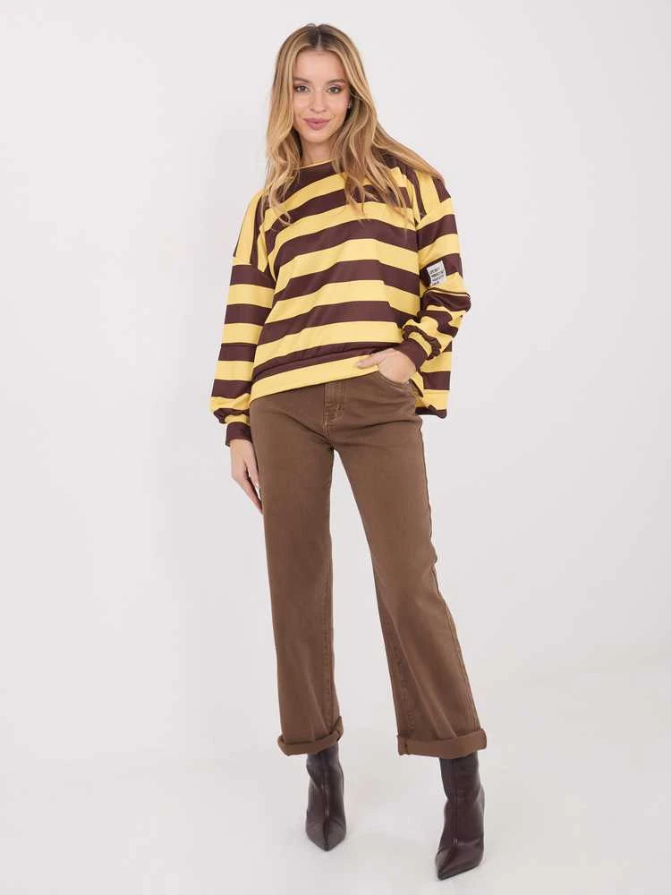 Italy Moda Džemperis moterims-IT-BL-9780.26-ruda