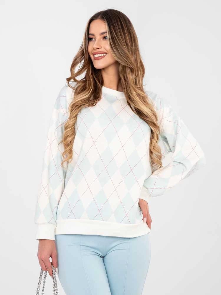 Italy Moda Džemperis moterims-MI-BL-4003.65-mietowy