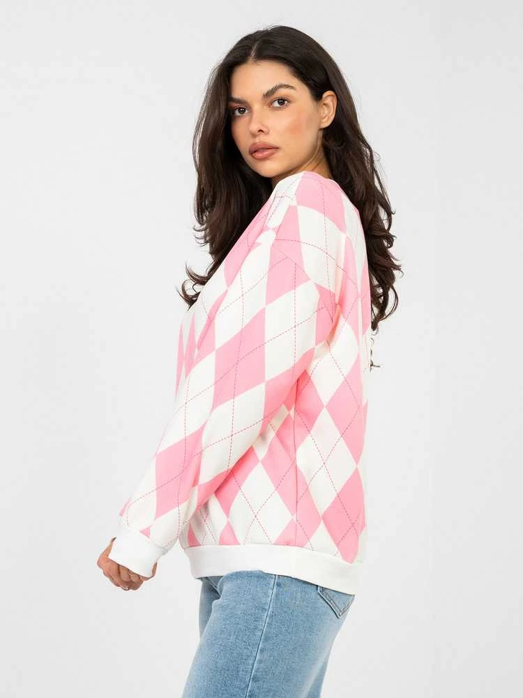 Italy Moda Džempreris moterim-MI-BL-4003.65-rožinė