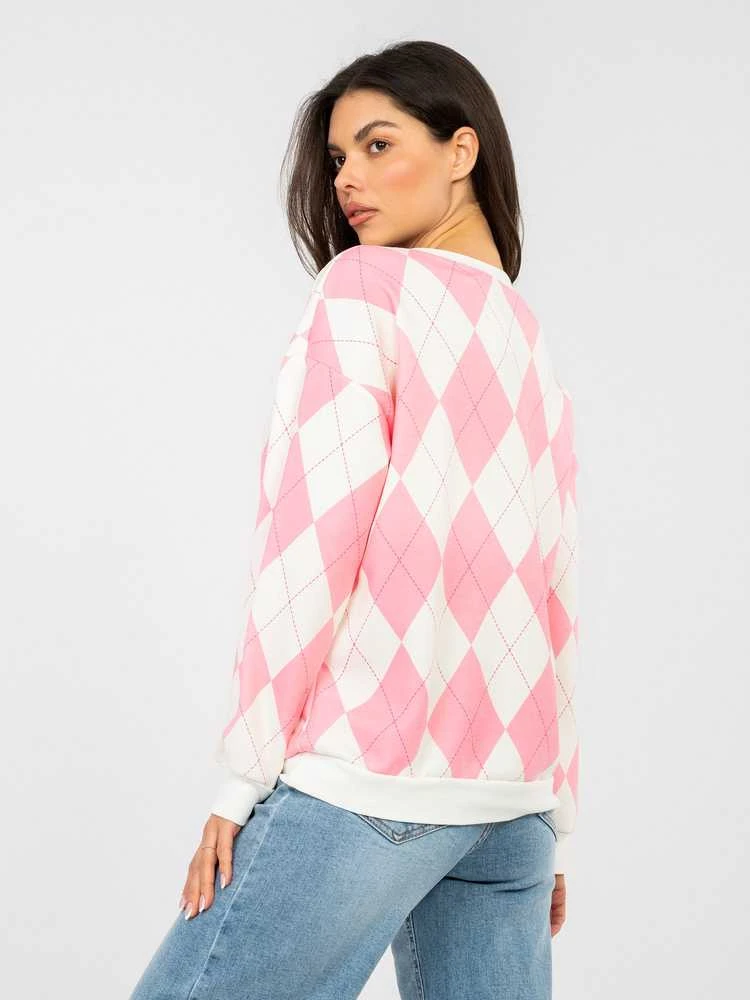 Italy Moda Džempreris moterim-MI-BL-4003.65-rožinė