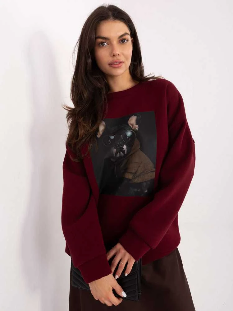 Italy Moda Džempreris moterim-MI-BL-4216-1.82-bordinė