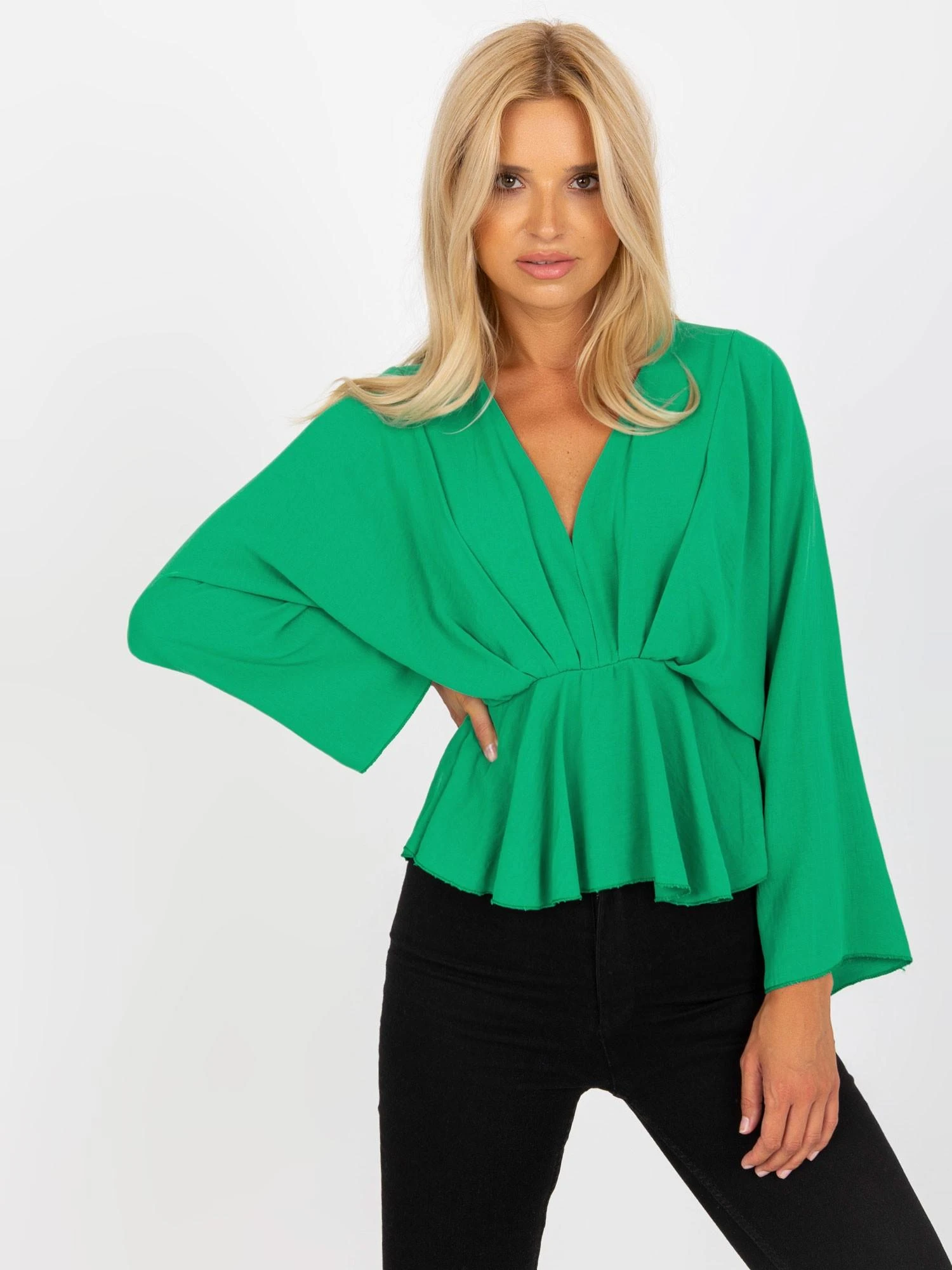Italy Moda Palaidinė-DHJ-BZ-11979.67-žalia