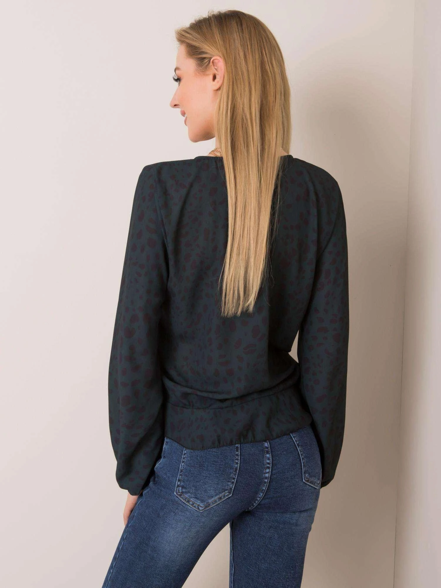 Italy Moda Palaidinė-DHJ-BZ-12283-1.93P-tamsiai žalia