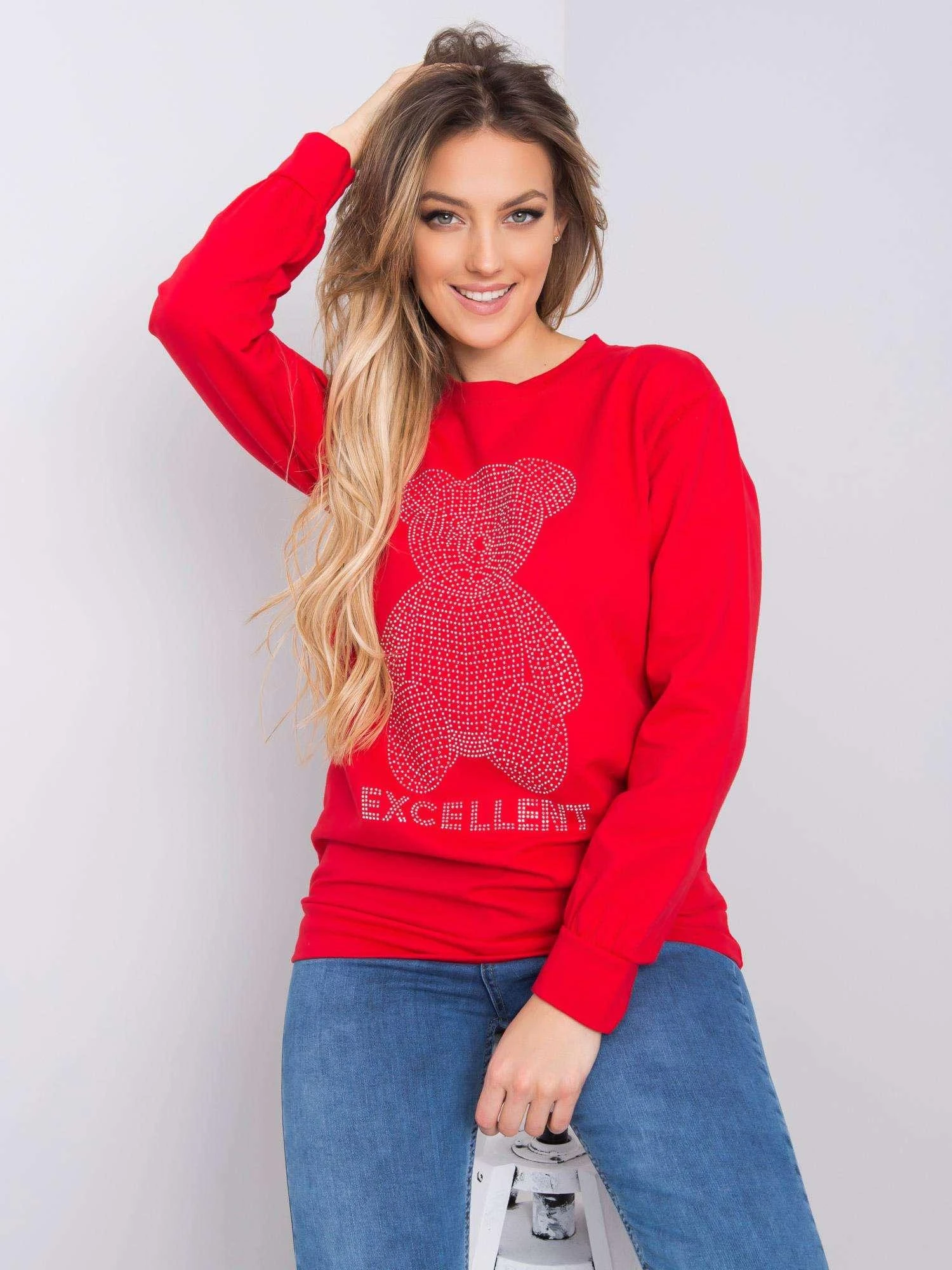 Italy Moda Palaidinė-DHJ-BZ-12779.43P-raudona