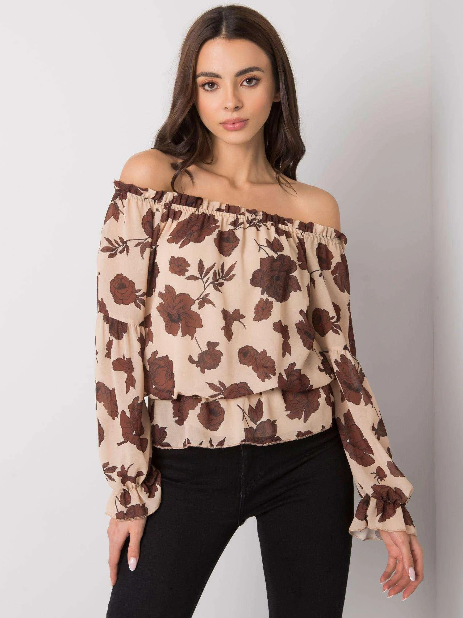Italy Moda Palaidinė-DHJ-BZ-15168.15P-smėlio spalvos