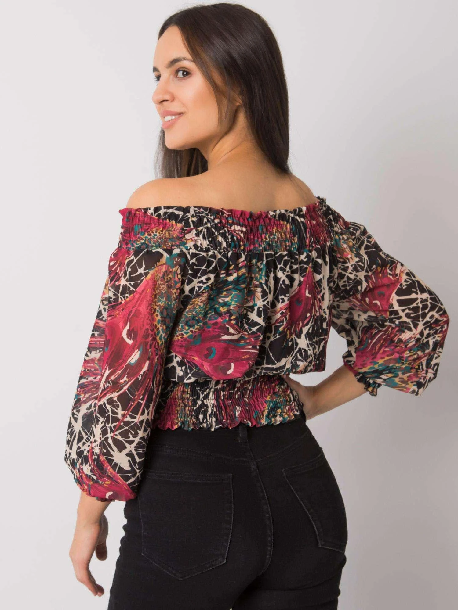 Italy Moda Palaidinė-DHJ-BZ-15175.05P-bordo