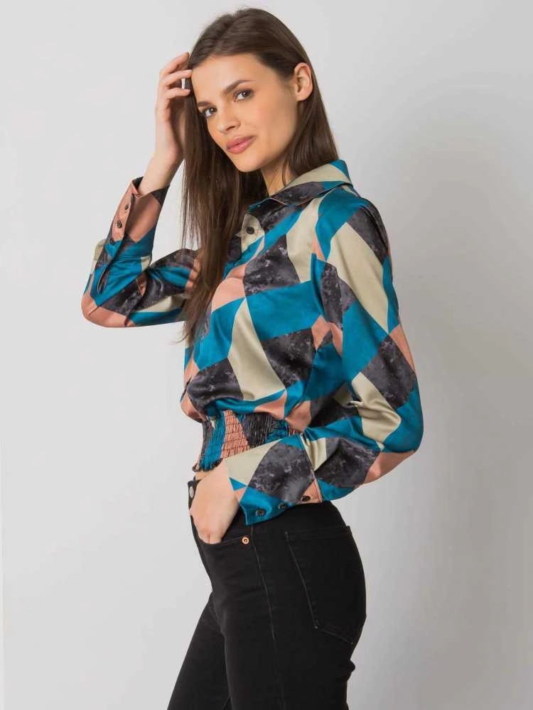 Italy Moda Palaidinė-DHJ-BZ-15251.82-mėlyna