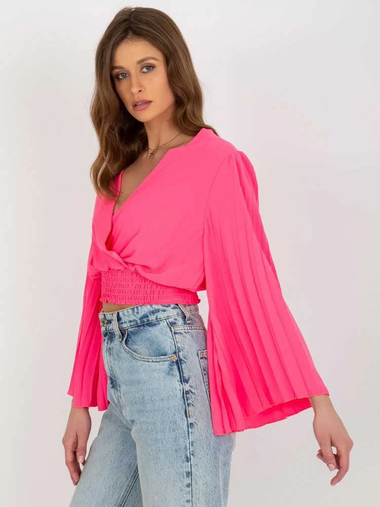 Italy Moda Palaidinė-DHJ-BZ-16503.30X-fluo rožinė