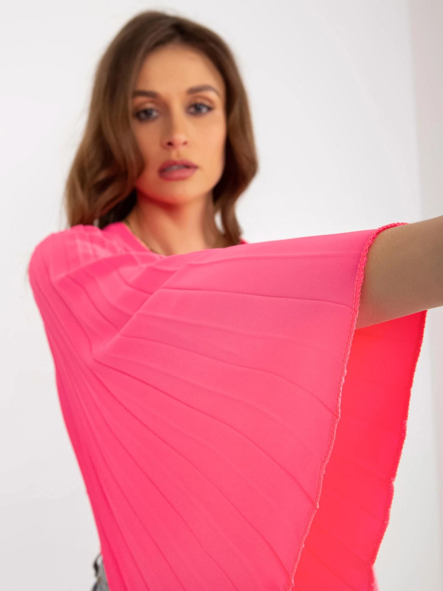 Italy Moda Palaidinė-DHJ-BZ-16503.30X-fluo rožinė