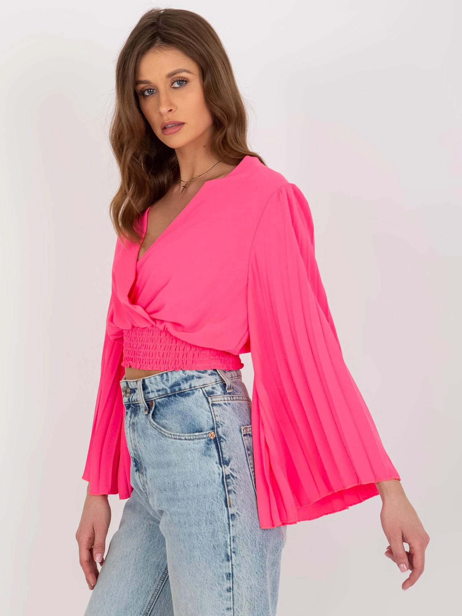 Italy Moda Palaidinė-DHJ-BZ-16503.30X-fluo rožinė