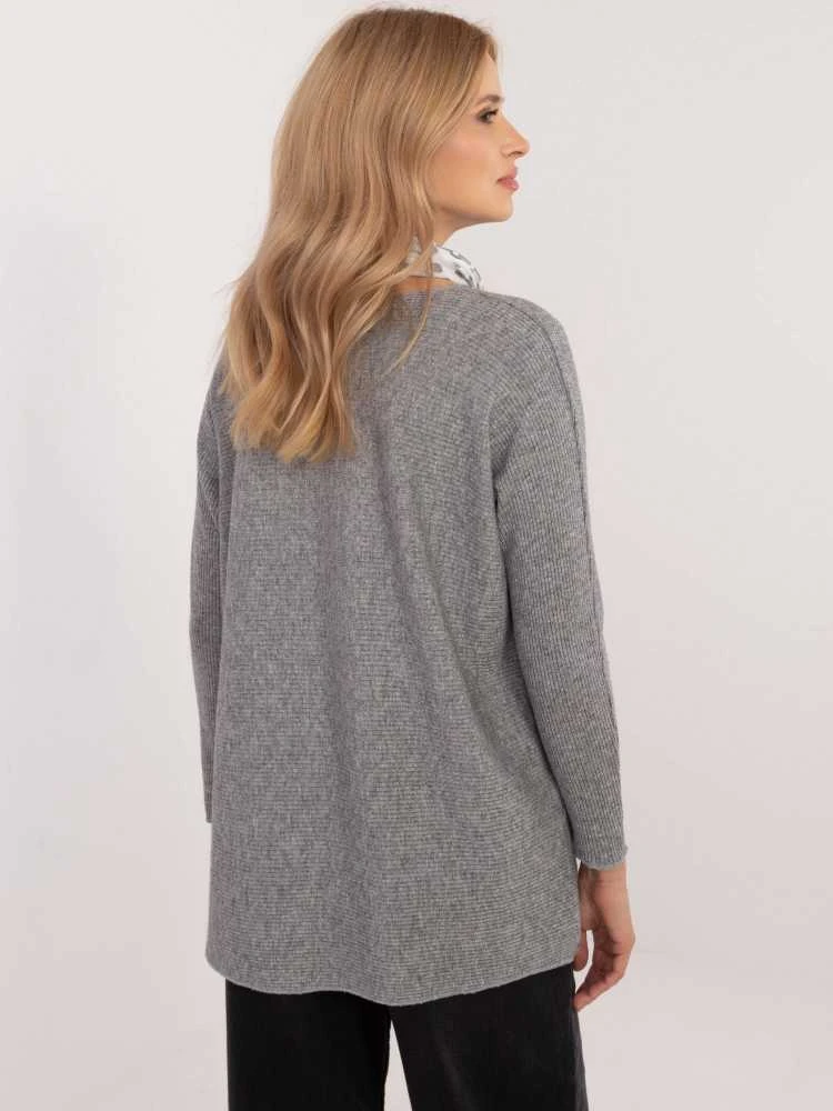 Italy Moda Palaidinė-DHJ-BZ-19226.91-pilka