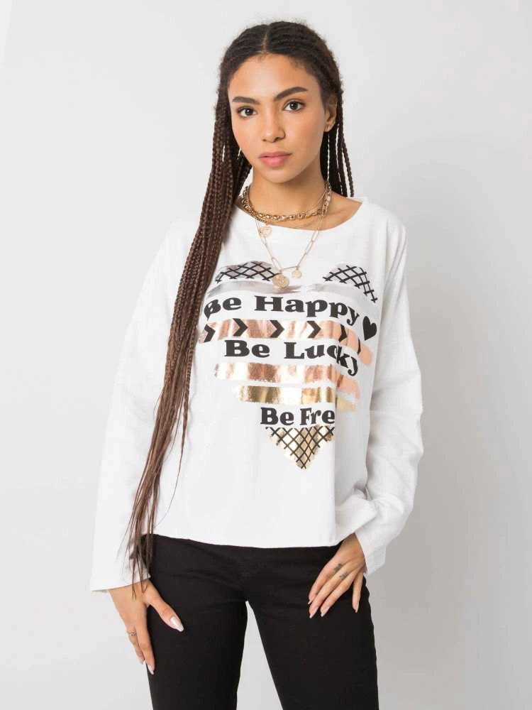 Italy Moda Palaidinė-DHJ-BZ-21103.06P-balta