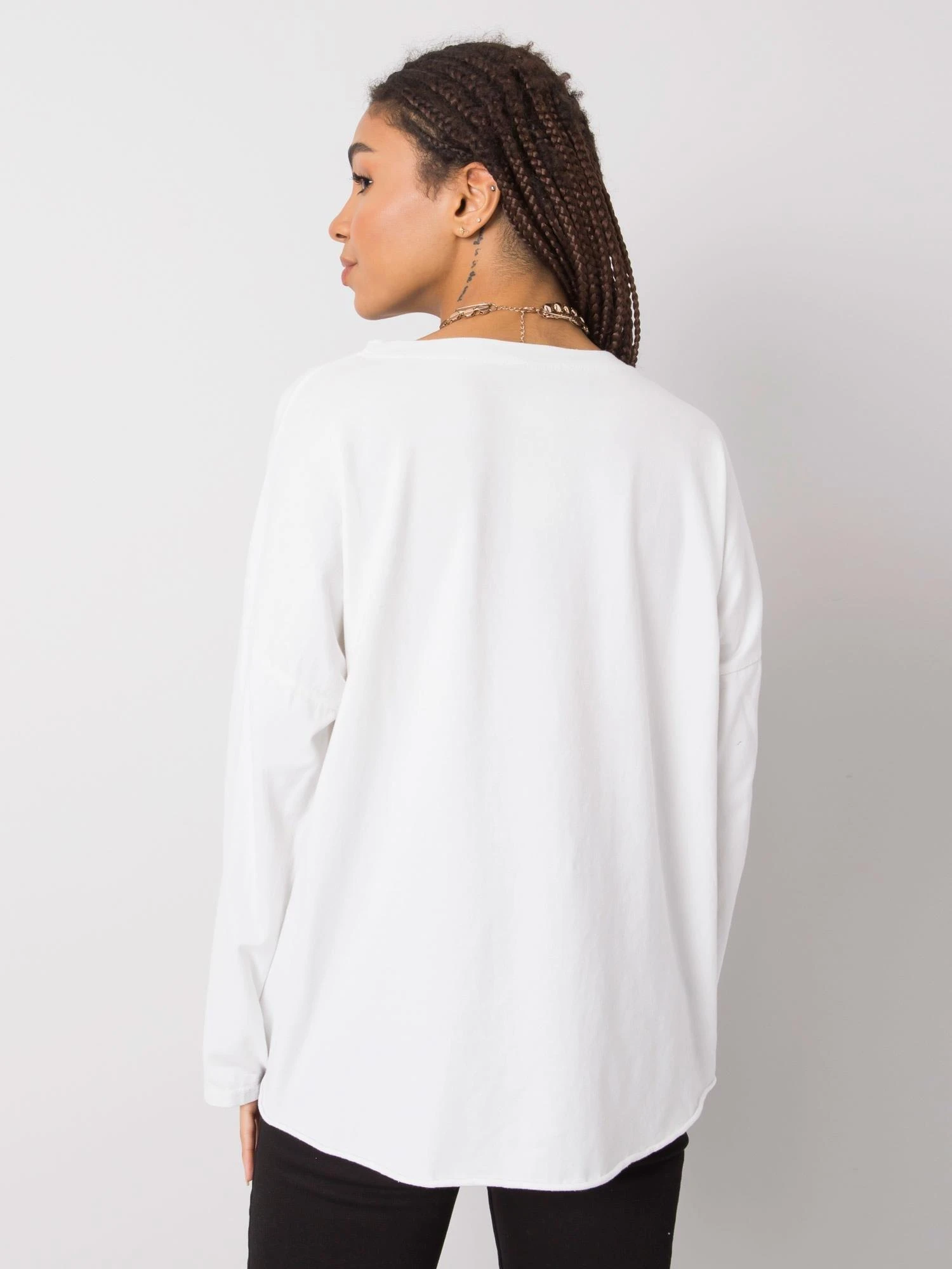 Italy Moda Palaidinė-DHJ-BZ-21103.06P-balta