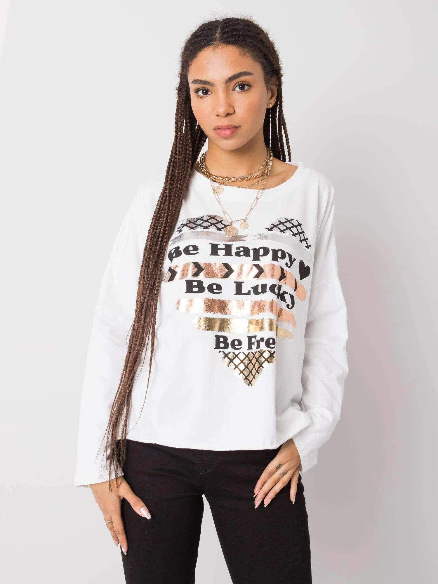 Italy Moda Palaidinė-DHJ-BZ-21103.06P-balta