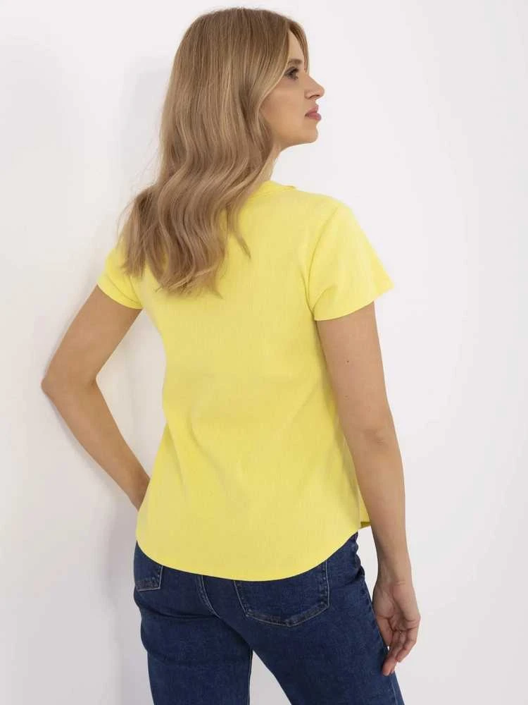 Italy Moda Bluzka-DHJ-BZ-25168.00-geltona